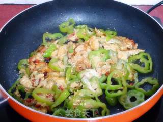 Ham and Green Pepper Omelette recipe