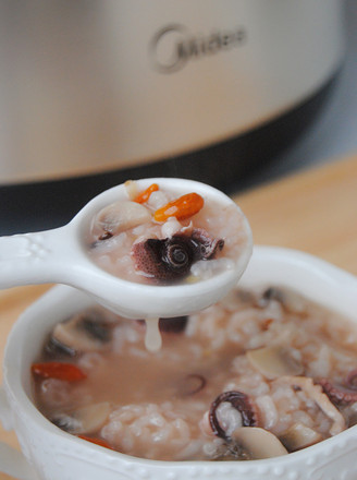 Octopus Mushroom Congee