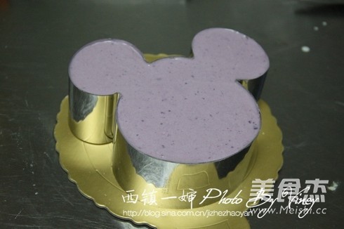 Mickey Purple Potato Mousse Cake recipe