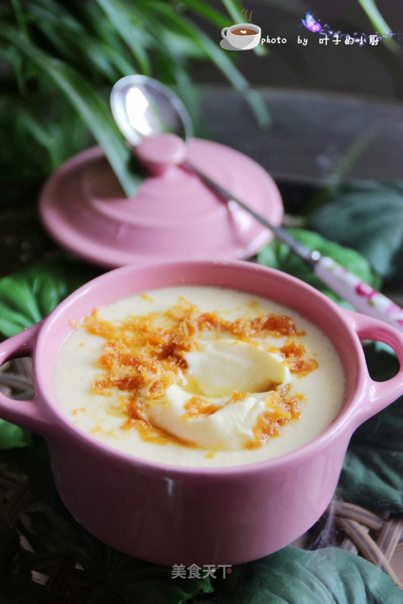 Steamed Egg Custard with Crucian Carp Soup recipe
