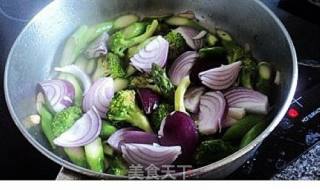 Light Vegetarian Three Vegetables recipe