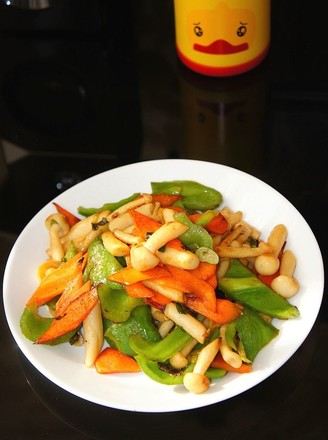 Stir-fried Seafood Mushroom recipe