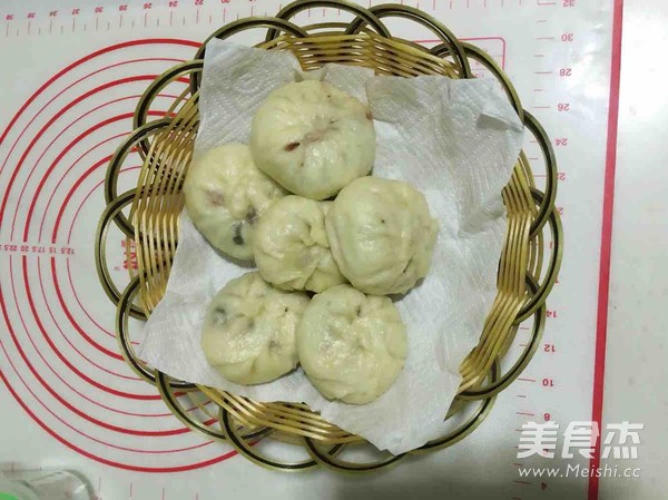 Rose Red Bean Bun recipe