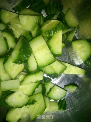 Cucumber Lotus Root Millet Rice Paste recipe