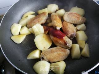Apple Roasted Chicken Wings recipe