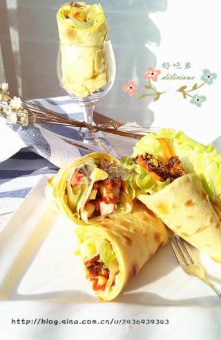 Mexican Chicken Burrito recipe