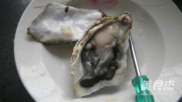 Steamed Oysters with Golden Garlic recipe