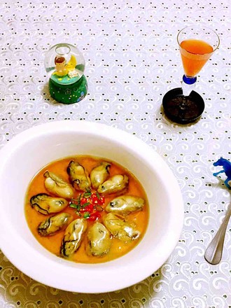 Oyster Steamed Custard recipe