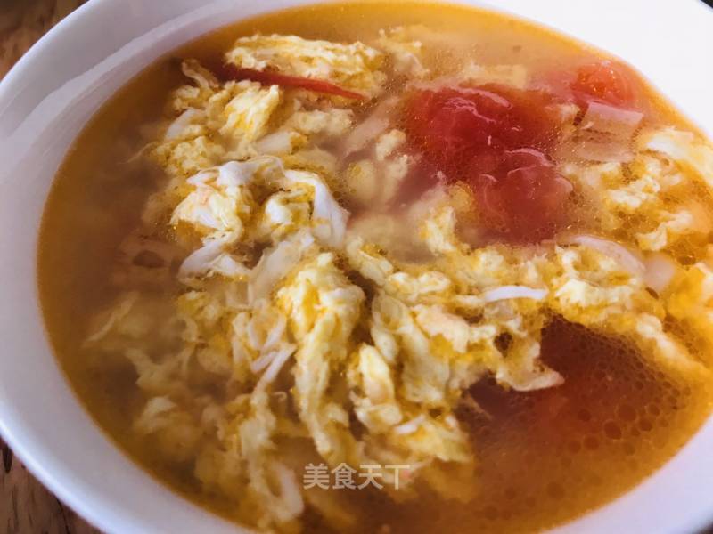 Egg Persimmon Soup recipe