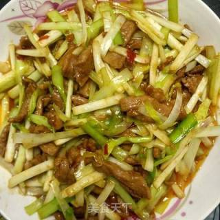 Stir-fried Pork with Chives recipe