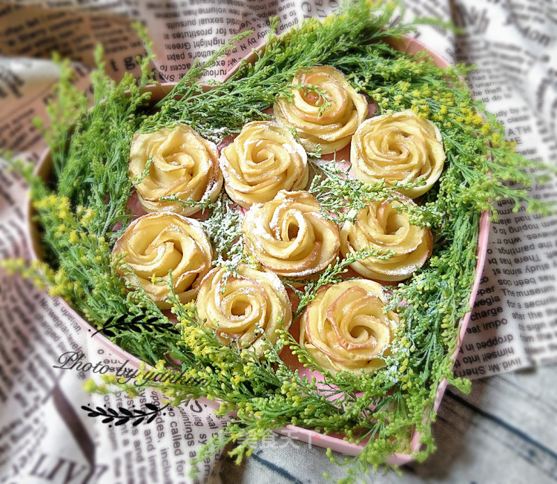 Tanabata Apple Rose recipe