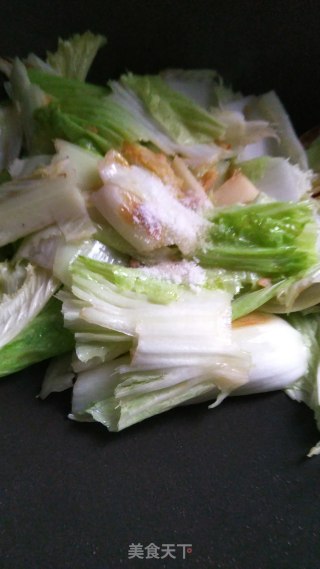 Stir-fried Long Stalk Cabbage recipe