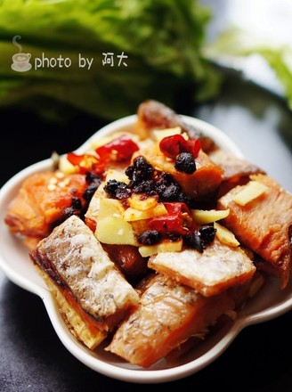 Steamed Cured Fish with Tempeh recipe
