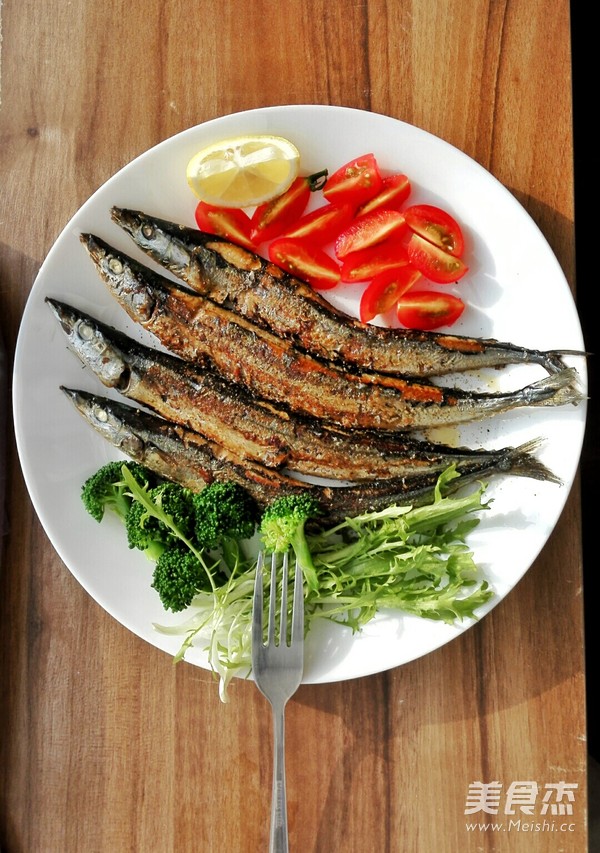 Pan-fried Saury recipe