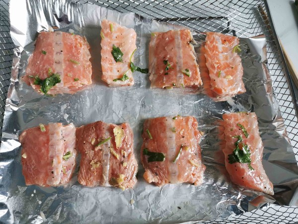 Fried Salmon Steak recipe