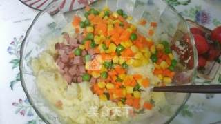 Colorful Yogurt Mashed Potatoes recipe