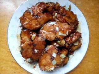 #aca烤明星大赛# Braised Spanish Mackerel in Sauce recipe