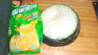 Orange Juice Melon Strips recipe