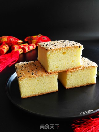 Sesame Cube Cake recipe