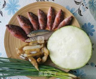 Soup with Razor Clams and Winter Melon recipe