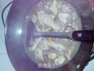 Stewed Chicken with Mushrooms recipe