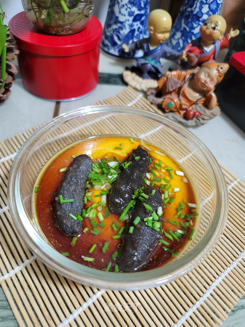 Sea Cucumber Steamed Egg recipe