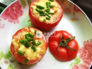 Roasted Tomato with Egg Tofu recipe