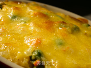 Cheese Baked Mashed Potatoes recipe