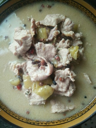 Hot and Sour Poached Pork Slices