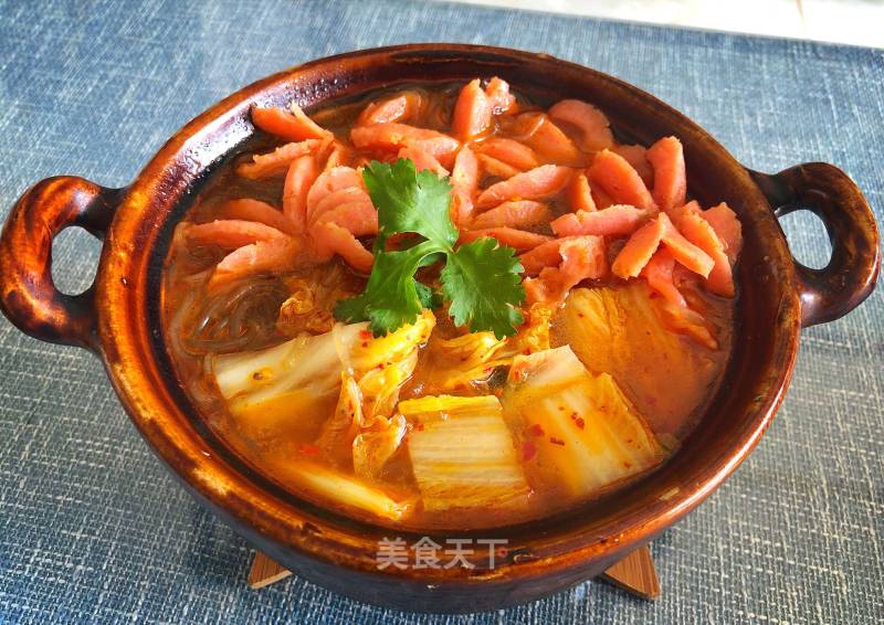 Stewed Cabbage with Sweet Potato Flour recipe