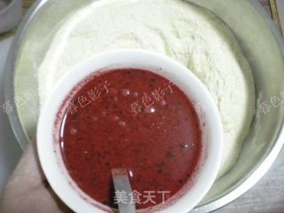 Natural Pigment Red Yeast Bean Noodle Hair Cake recipe