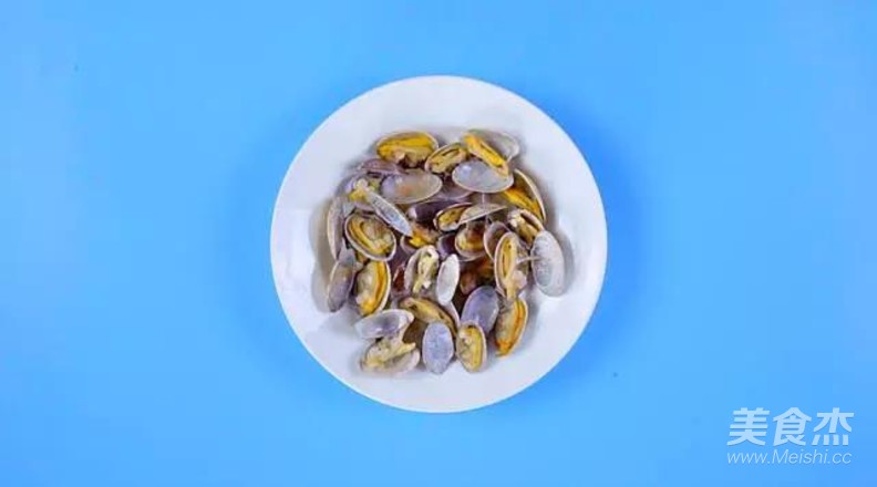 Lazy Microwave Scallion Clams recipe