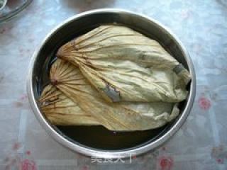 Honey Sauce with Plum Pork and Lotus Leaf Rice recipe
