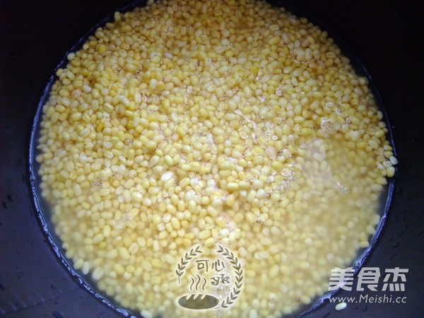 Stunning and Festive Red Yeast Two-color Mung Bean Cake recipe
