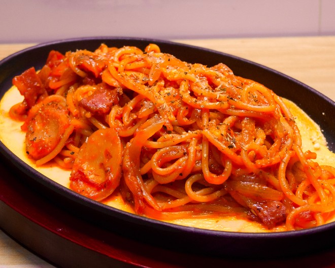 In "late Night Canteen", this Dish Made Many Audiences Drool ~ Naples Pasta recipe