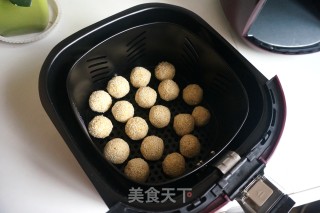 Air Fryer Roasted Sweet Potato Sesame Balls recipe