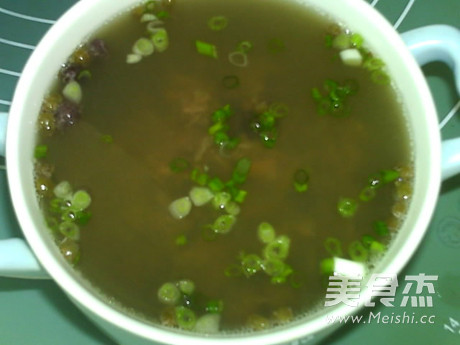 Lean Meat Soup with Red Mung Beans and Scallops recipe