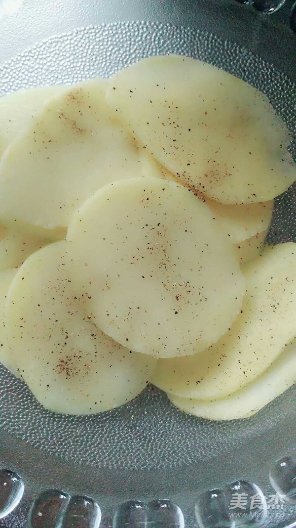 Microwave Baked Potato Chips recipe