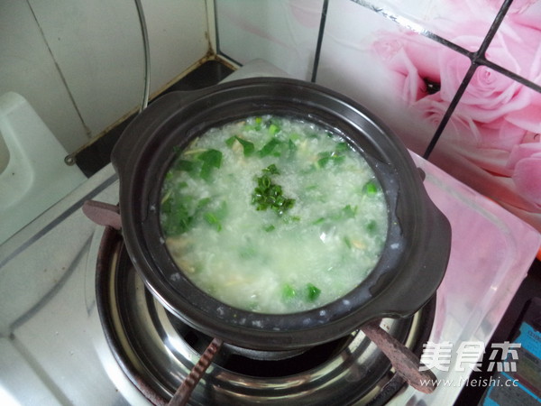 Sea Rice and Choy Sum Congee recipe