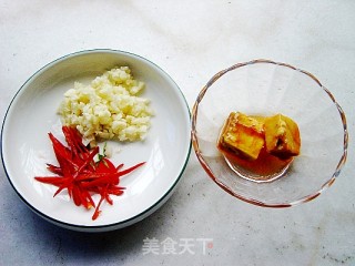 "shredded Fermented Bean Curd with Pepper" recipe