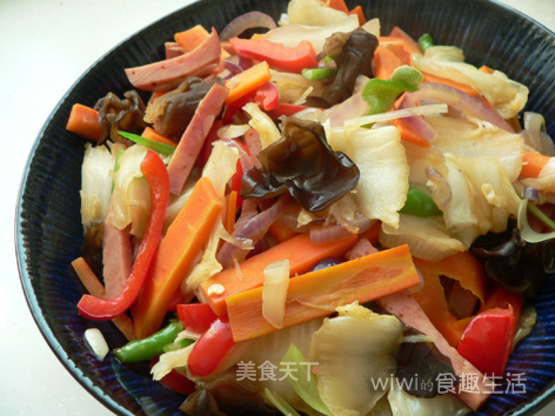 Healthy and Delicious Colorful Cabbage recipe