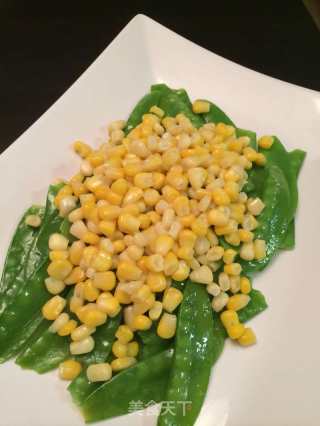 Bacon Corn and Snow Pea Salad recipe