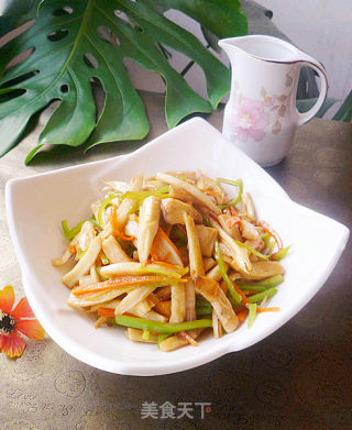 Three Shredded Eryngii Mushrooms recipe