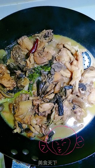 Braised Chicken with Wild Mushroom recipe