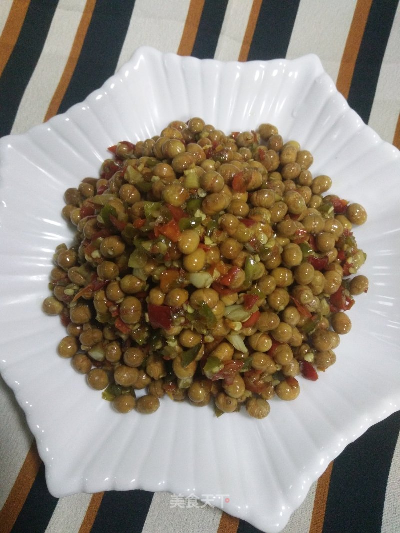 Stir-fried Soybeans with Chili Sauce recipe