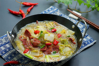 Beef Stew with Cabbage Vermicelli recipe