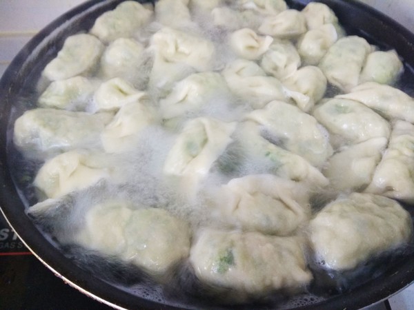 Squash Dumplings with Chives recipe