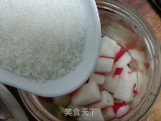 Low-key and Charming-carmine Radish recipe