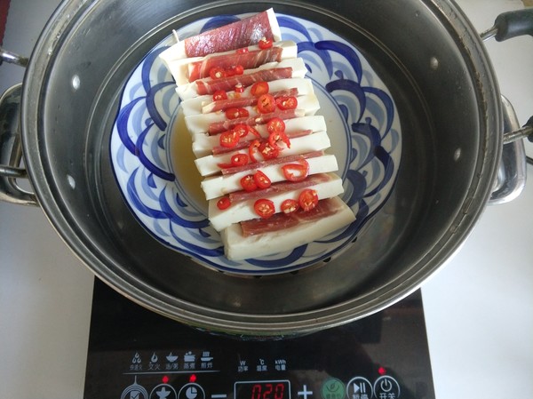 Ham Steamed Tofu recipe