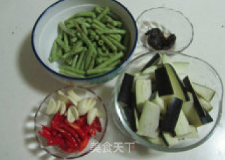 Stir-fried Beans with Eggplant and Tempeh recipe